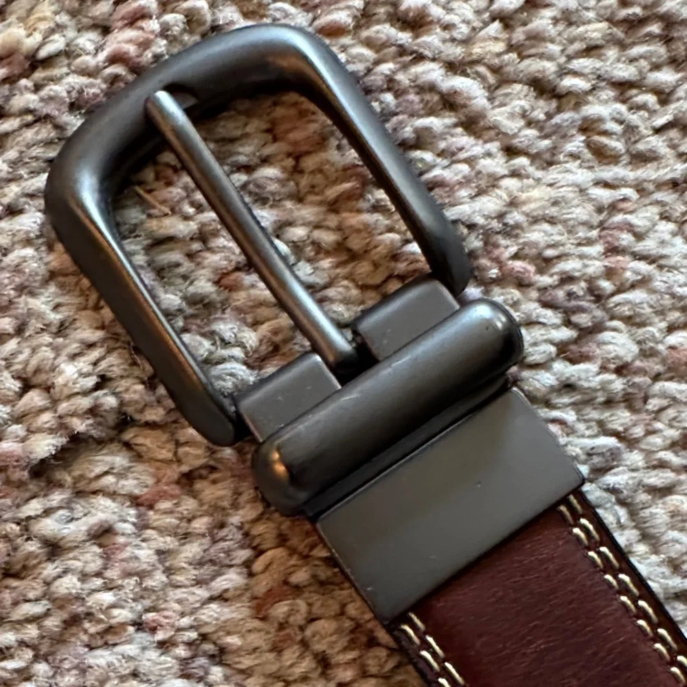 Brown Genuine Leather Belt